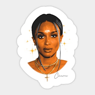 Ciara Big Face Sticker